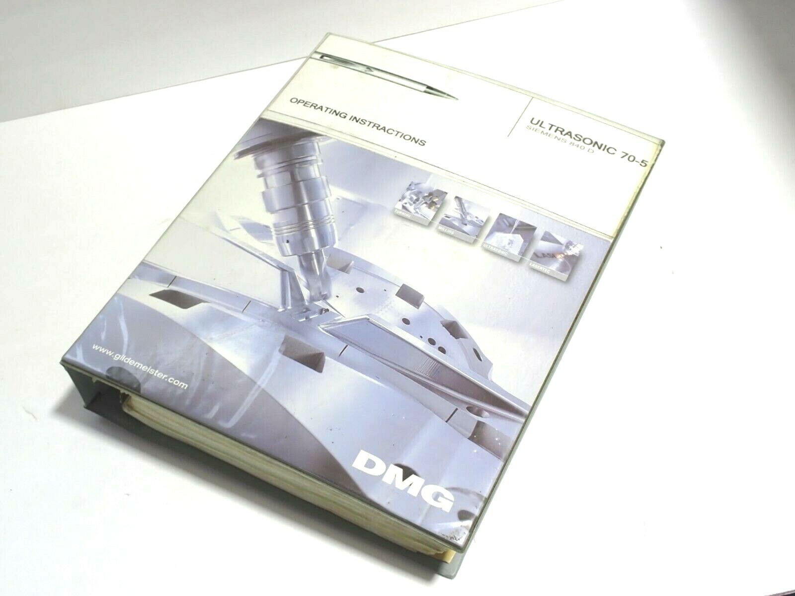 DMG ULTRASONIC 70-5 SIEMENS 840 D OPERATOR MANUAL