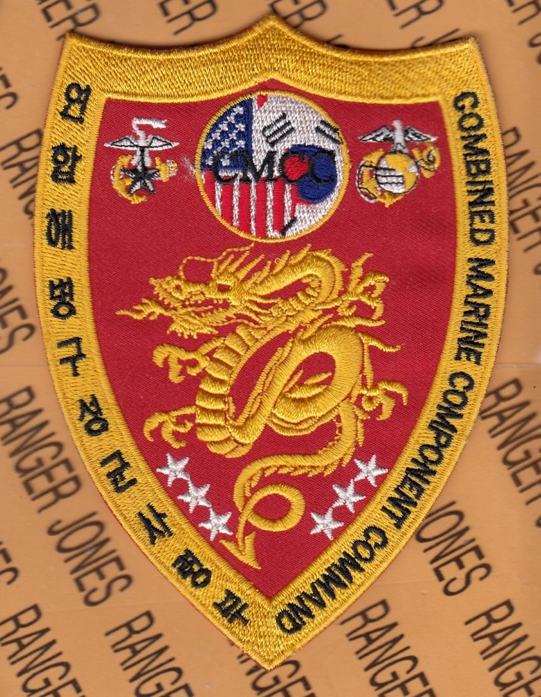USMC Marine Corps Combined Component Command Korea ~5.25" patch c/e