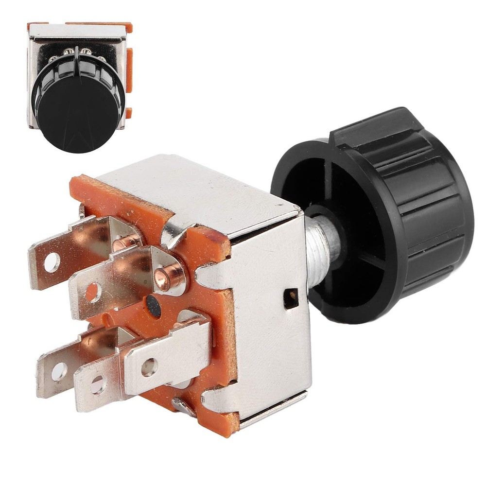 Universal Blower Motor Switch - 3 Speed AC Air Conditioning Volume Control wi...
