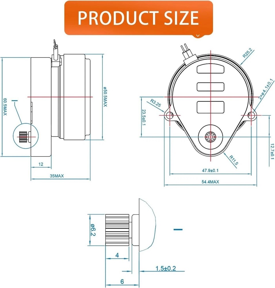 Long-lasting 24V Motor for Zone Valve - 2Pack