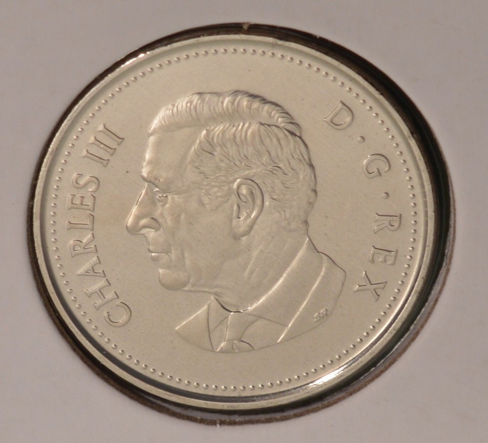 2025 Canada 5 Cent - KING CHARLES - UNCIRCULATED from Mint Roll 🇨🇦