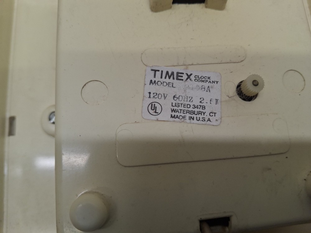 Vintage Timex Wall Clock A108A