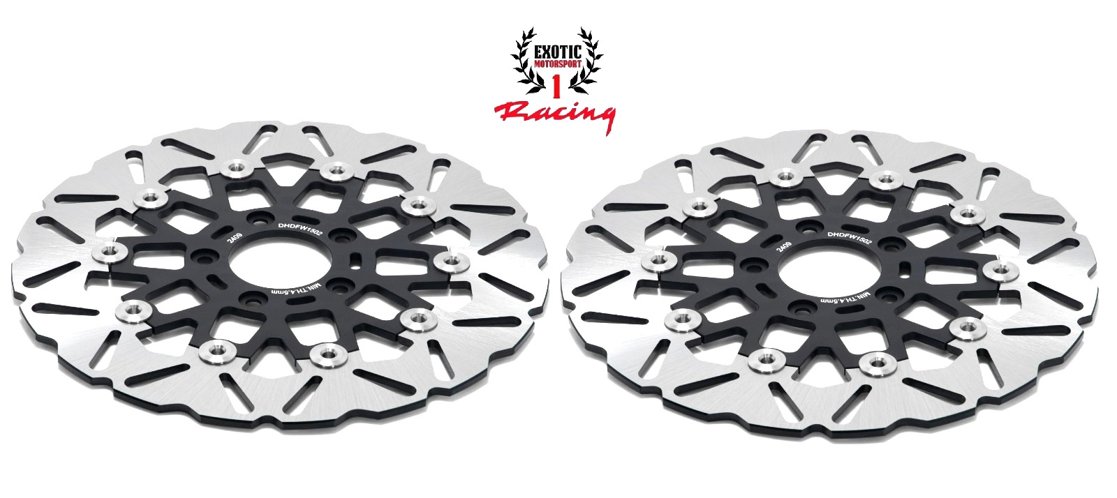 11.5 Front Brake Floating Rotors For Harley  Road King Electra Glide  2000-2007