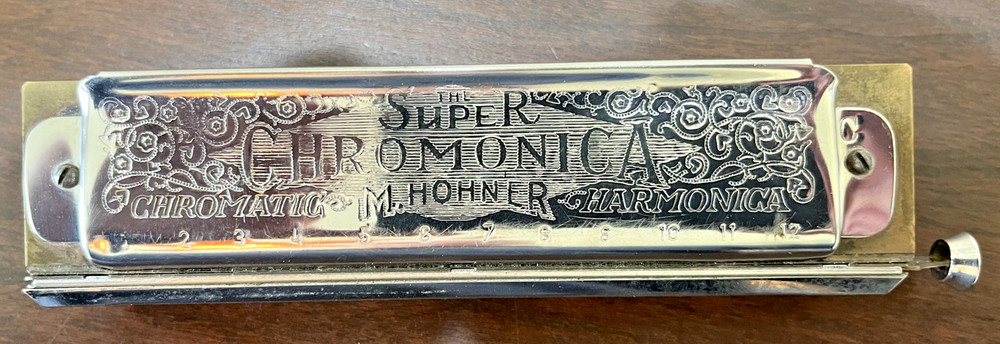 Two Vintage M. Hohner Harmonicas with Cases