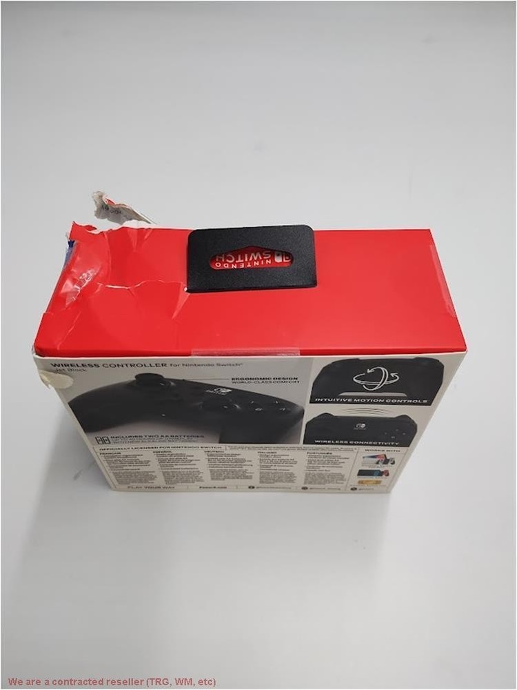 PowerA Jet Black Wireless Controller - Nintendo Switch: Bluetooth, SEE DETAILS