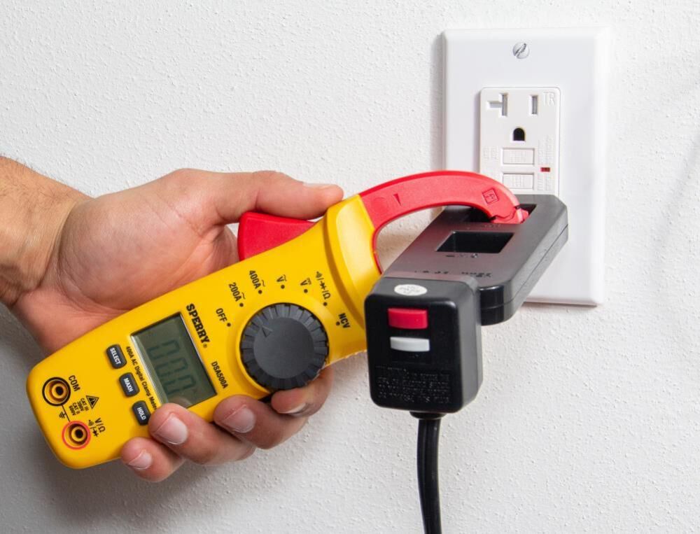 Sperry Instruments Clamp Meter Snap-Around Digital Lcd 5-Function Ac Current