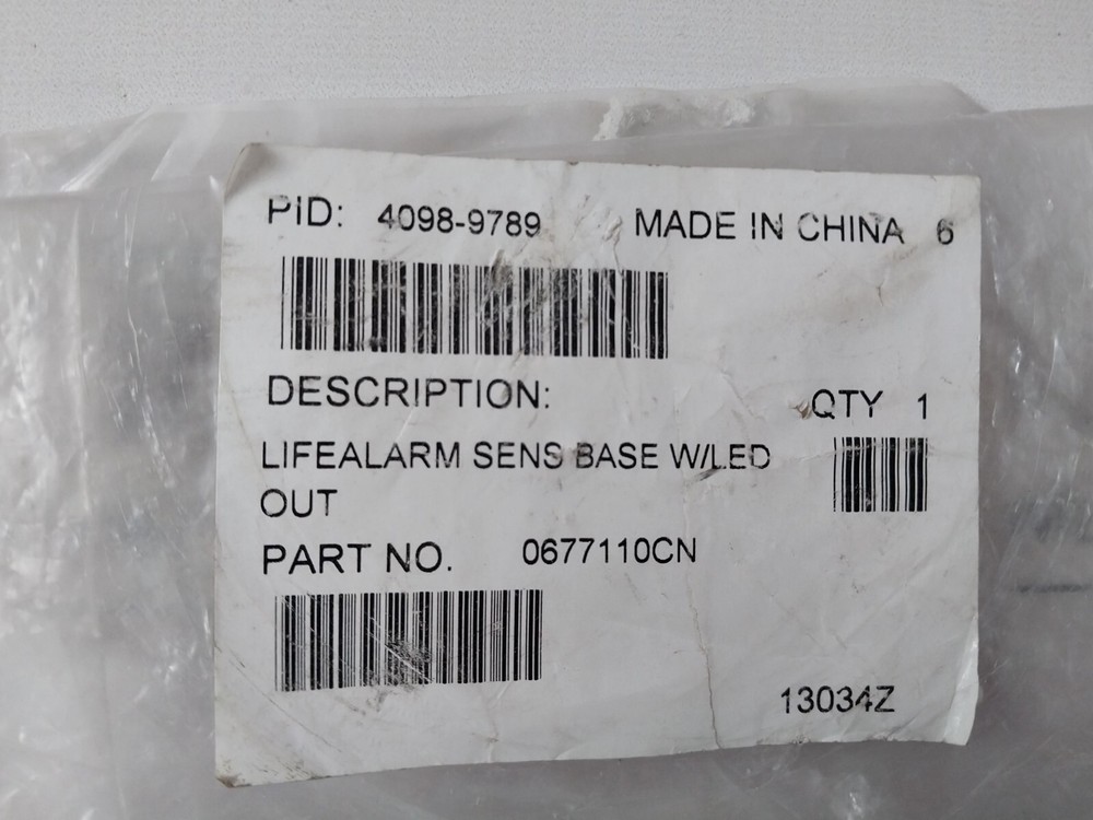 Simplex 4098-9789 smoke/heat sensor base rev. d