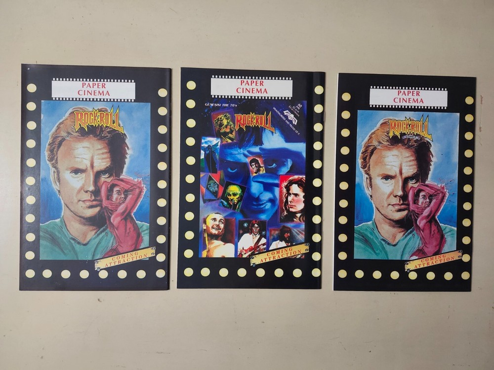 KISS SIGNED AUTO Rock Hard Comics Pre History 1, 2 + 3 Unauthorized Comic Books