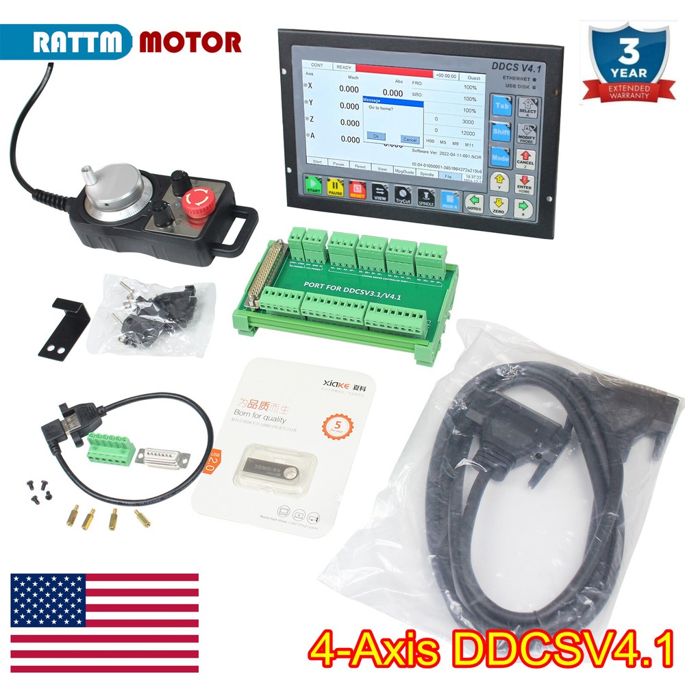 4 Axis Stand-alone Offline CNC Motion Controller DDCSV4.1 CNC Machine System&MPG