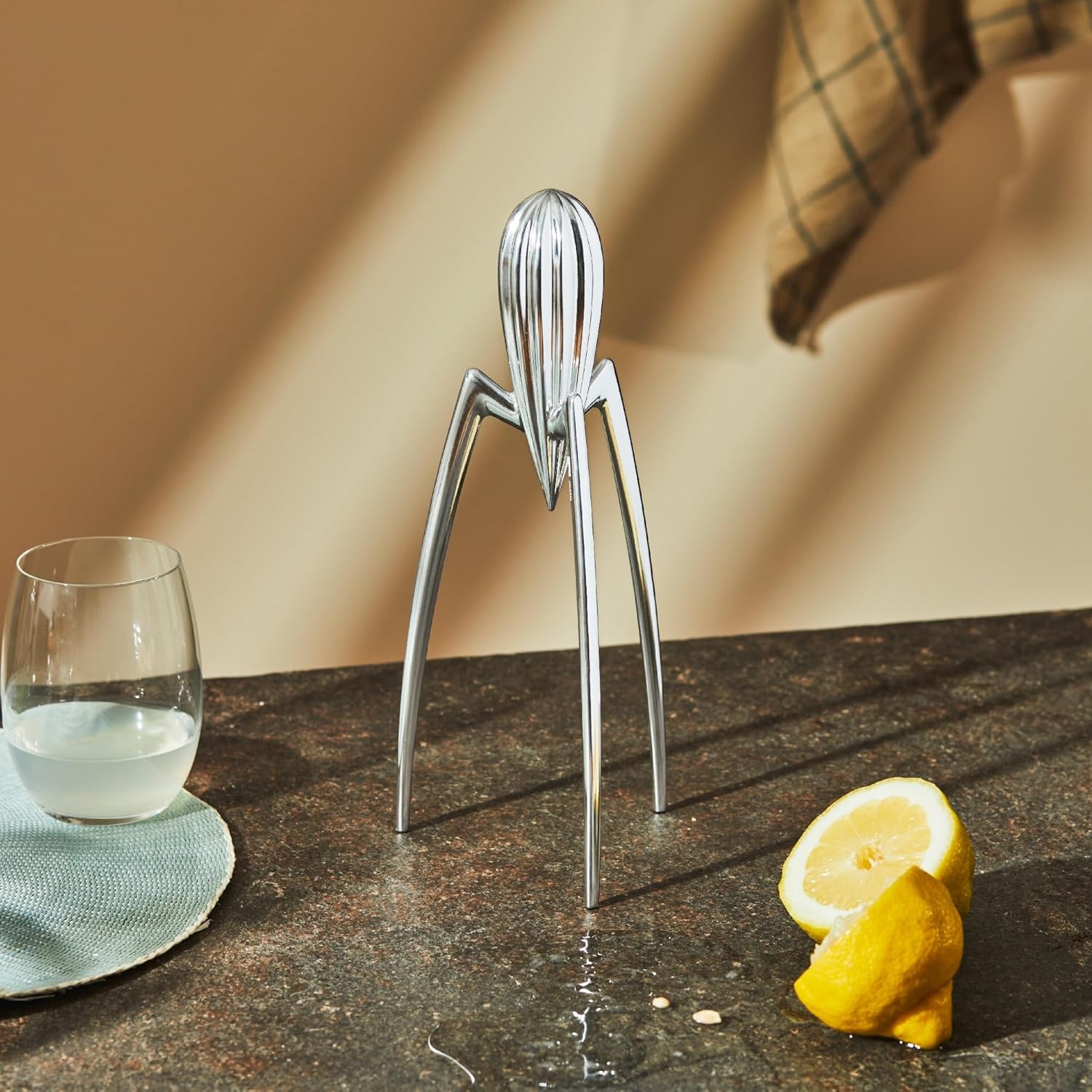 Alessi PSJS Juicy Salif Philippe Starck Citrus-Squeezer Aluminum Mirror Polished