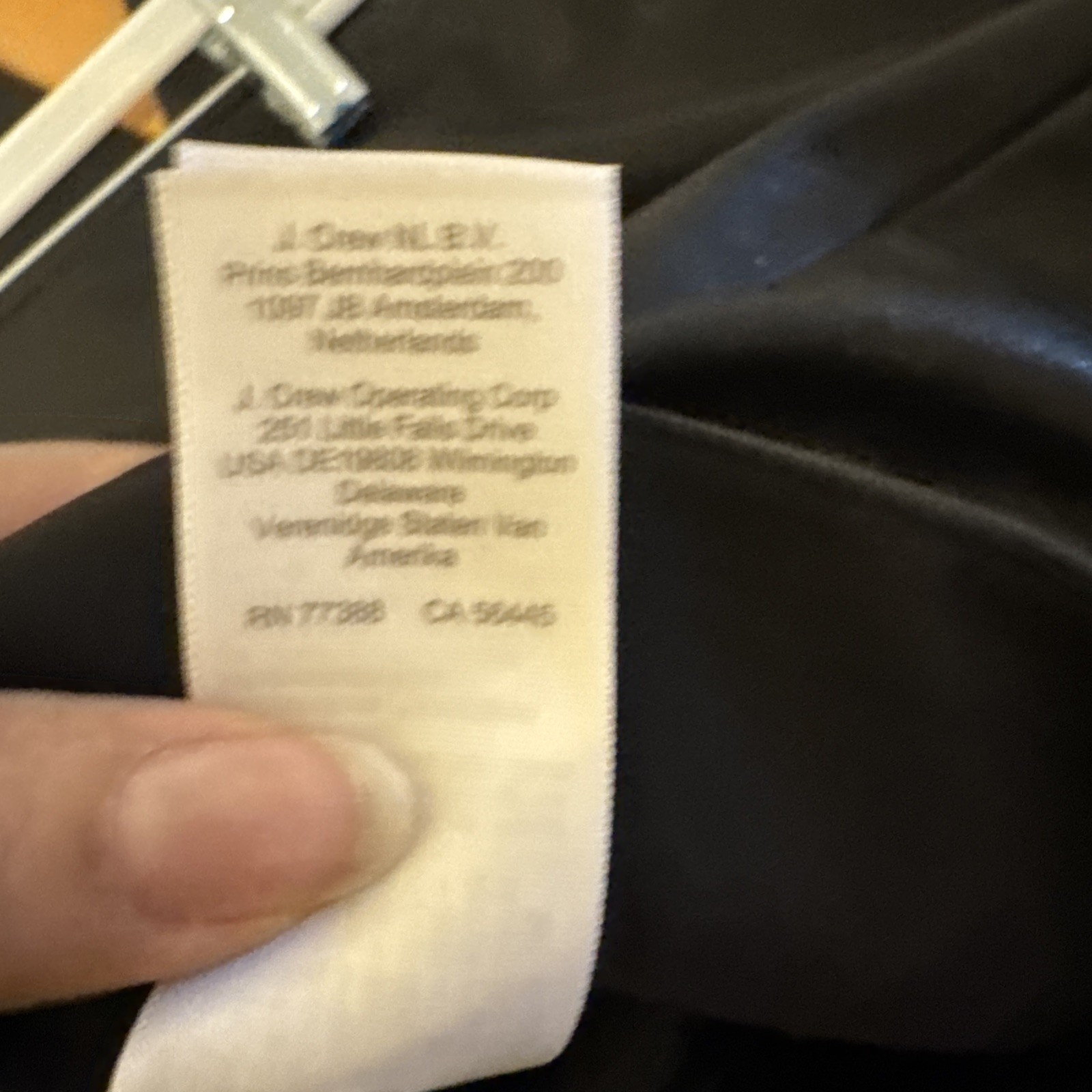 NWT J Crew sz 14 Fitted Faux-Leather Pencil Skirt Black BU866