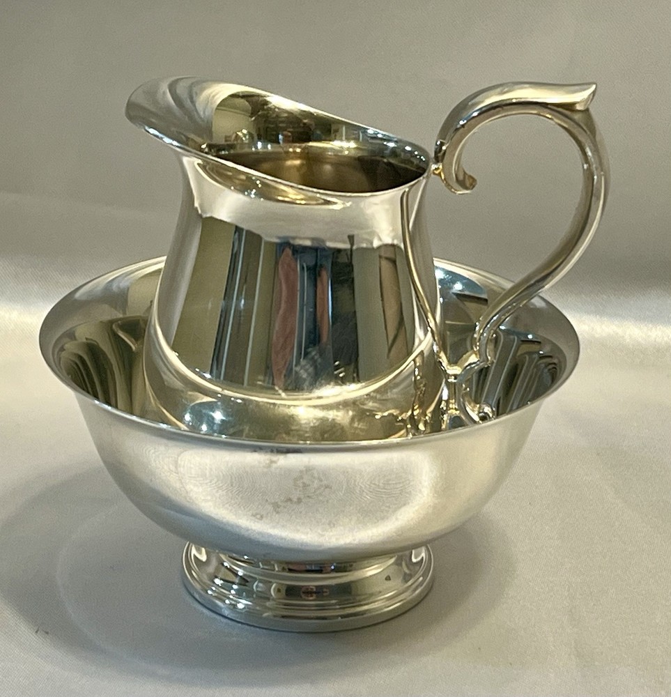 Reed & Barton Miniature Bowl And Jug Silverplate