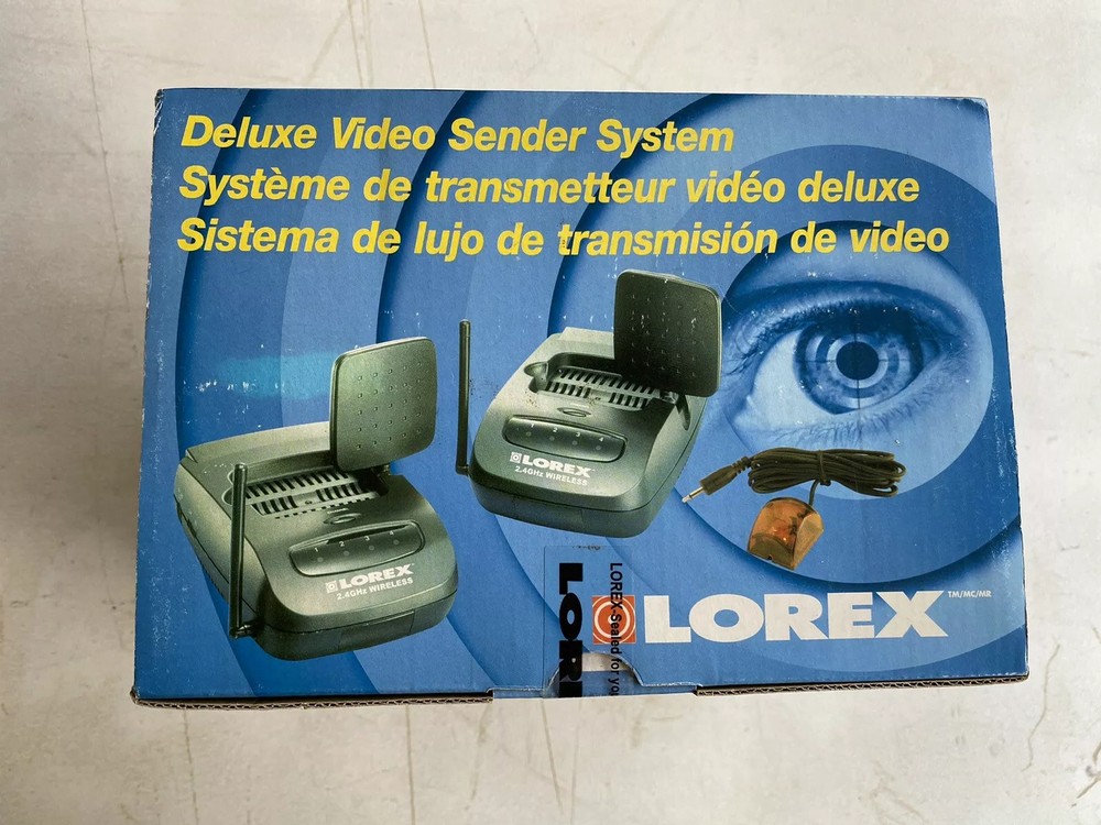 LOREX Deluxe Video Sender System with Remote Control Extender 2.4GHz SY696