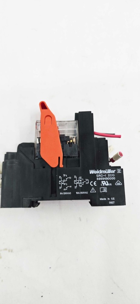 2 PACK - Weidmuller 8869490000 Relay Socket SRC-I 2CO 8A 250VAC
