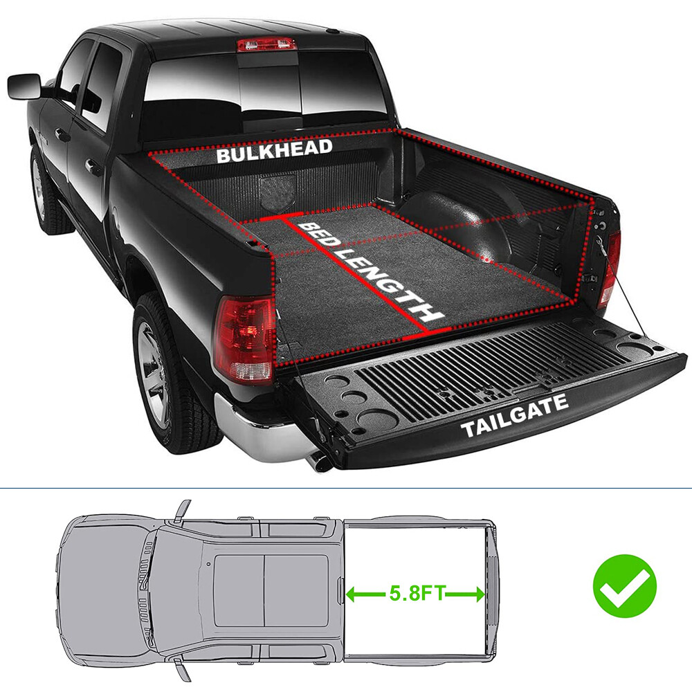 Hard 4-Fold Tonneau Cover For 2019-2026 Silverado Sierra 1500 5.8FT Truck Bed