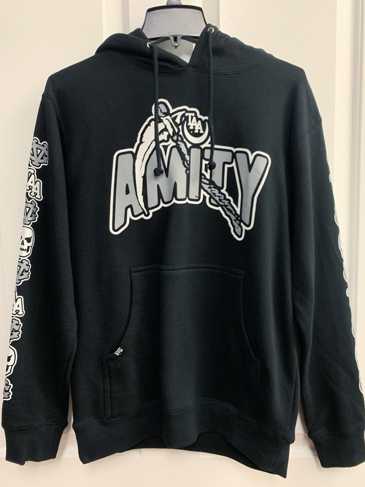 The Amity Affliction Violent Gentlemen Collab Ghost Pullover Hoodie XS - NEW