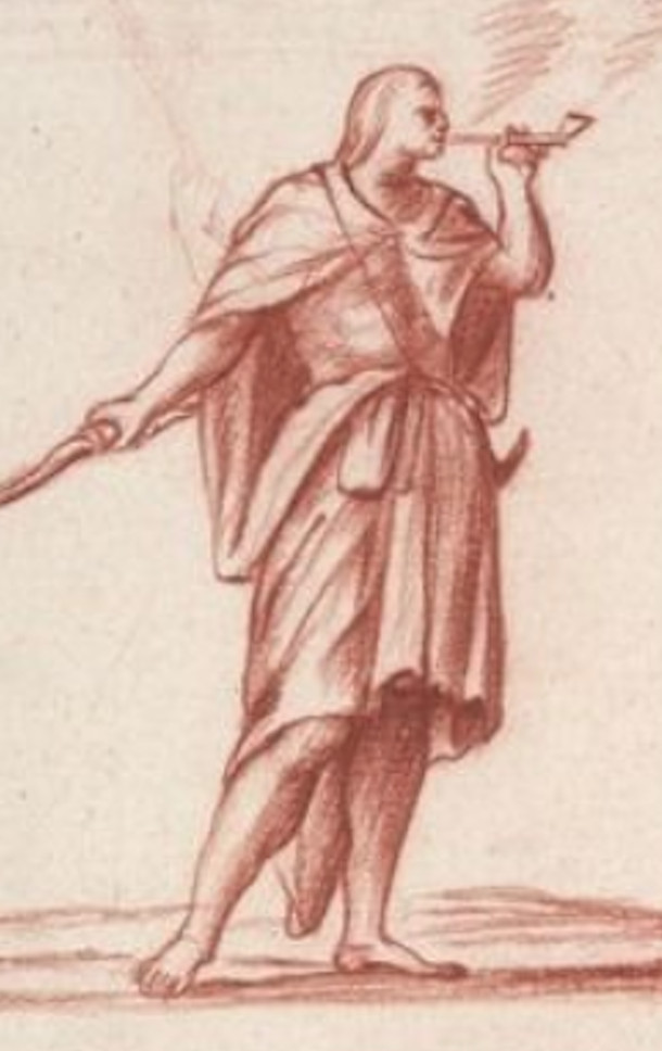 Leather Slit Pouch - Flintlock Era Reenactment