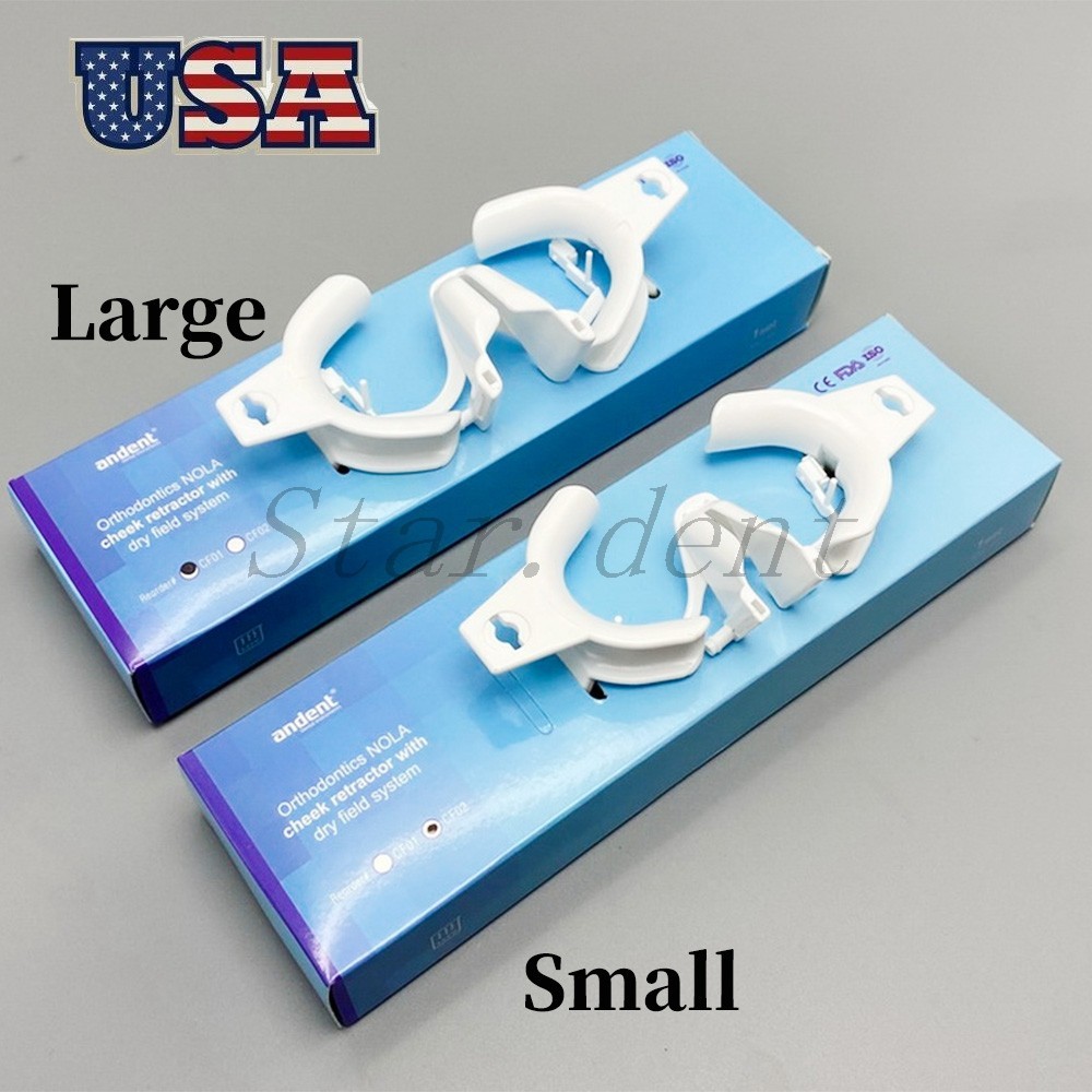 Dental Ortho Nola Lip Cheek Retractor Dry Field System Mouth Opener Large/ Small