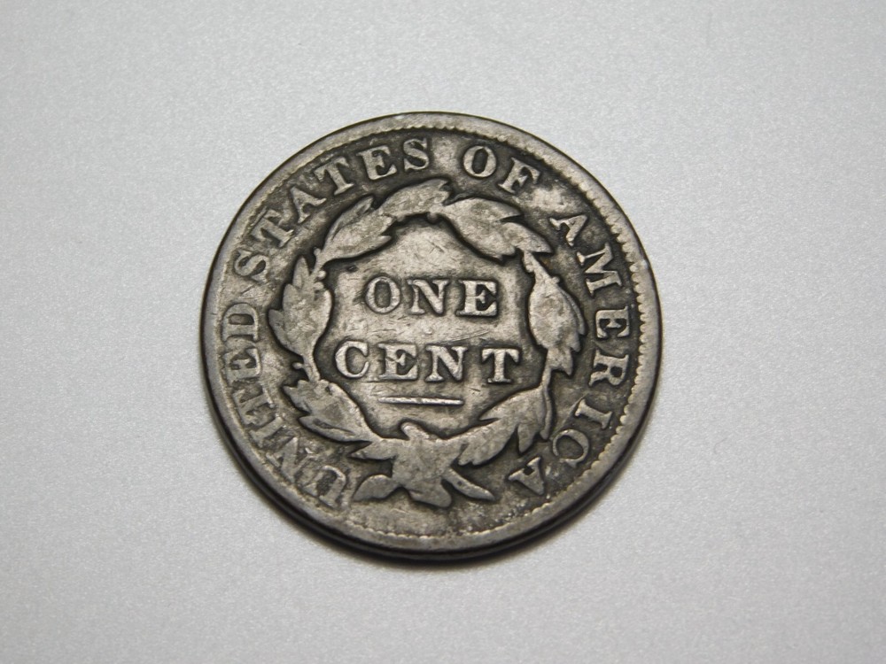 US COINS 1831 CORONET HEAD LARGE CENT