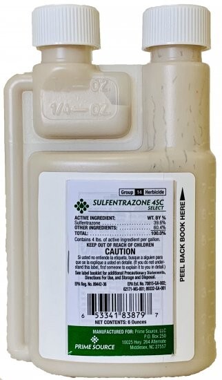 Sulfentrazone 4SC Select - 6 oz NO SALES: CA