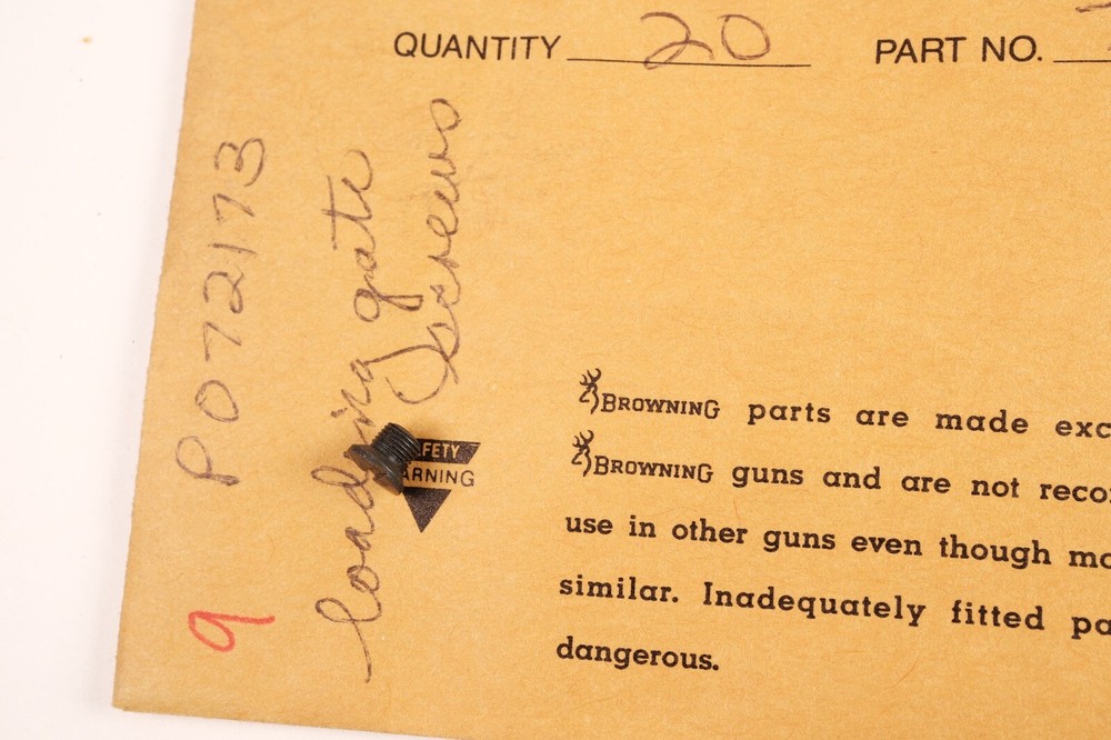Browning 92 Loading Gate Cover Screw 72173