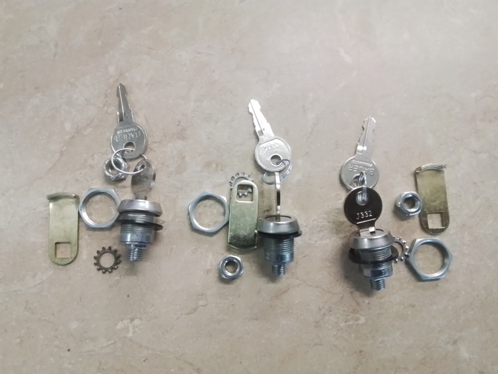 Contractor Cap Lock Cylinder LEER DCC ARE DCU Lock Cylinder T711 set of 3