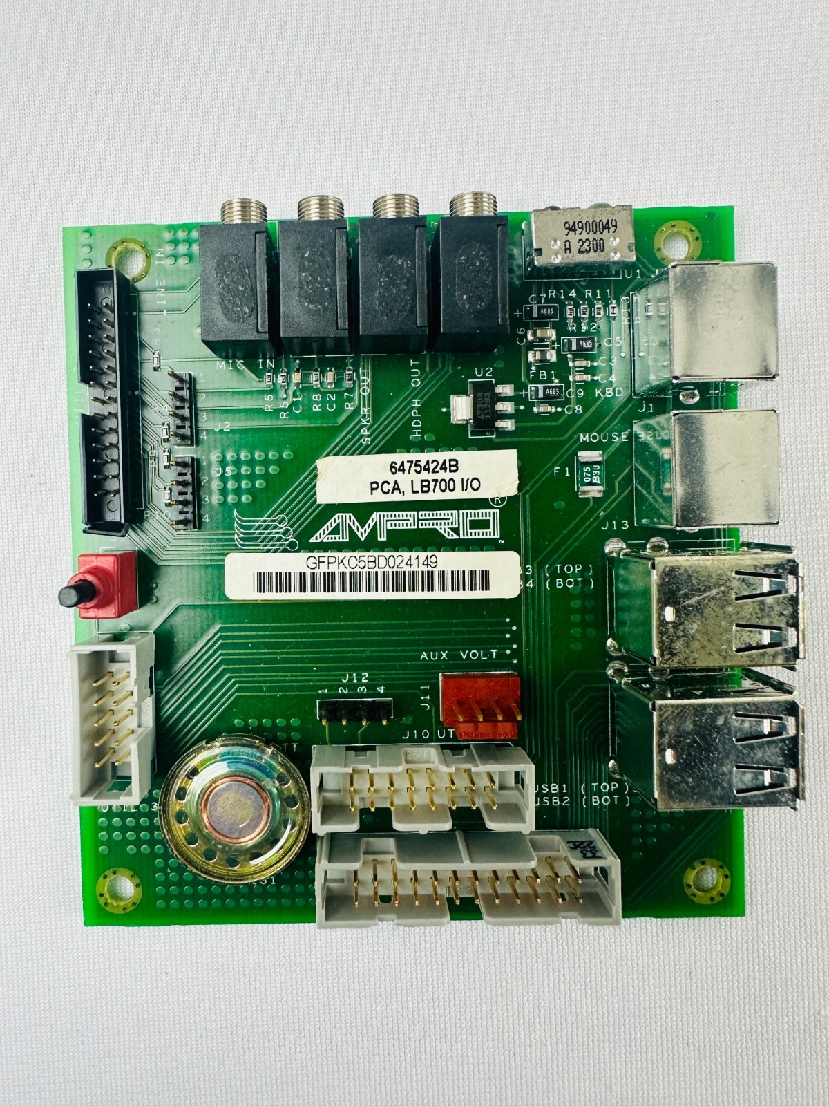 Ampro 6475424B LB700 PC/104 I/O Card with Audio, USB, Keyboard, and Mouse