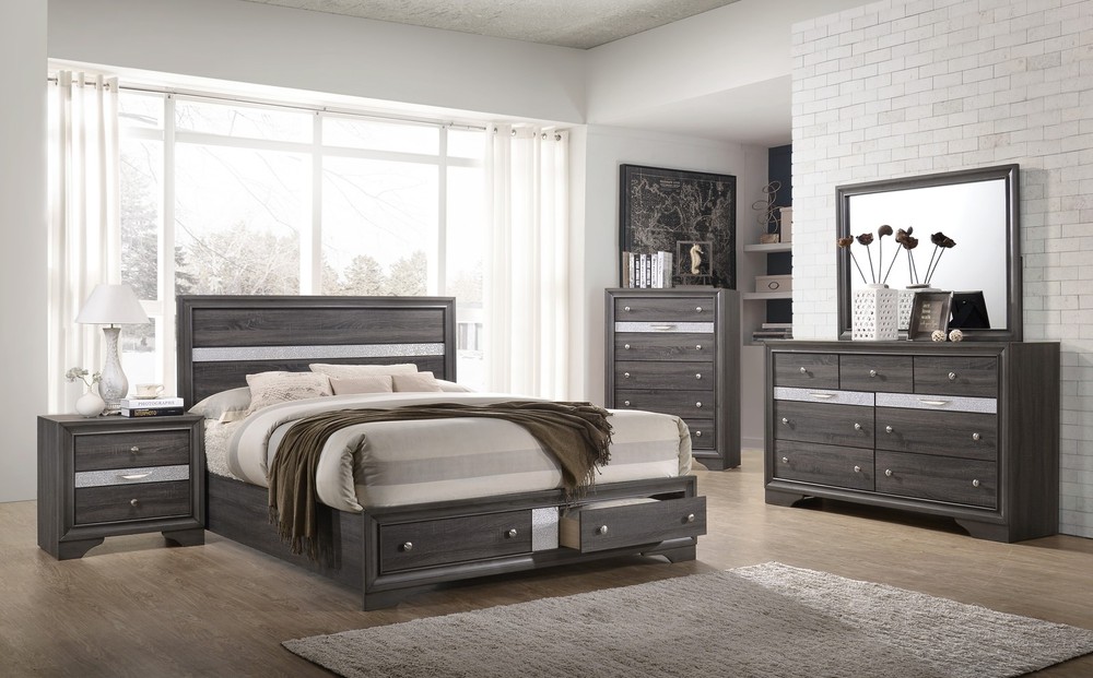 Matrix Nightstand Gray