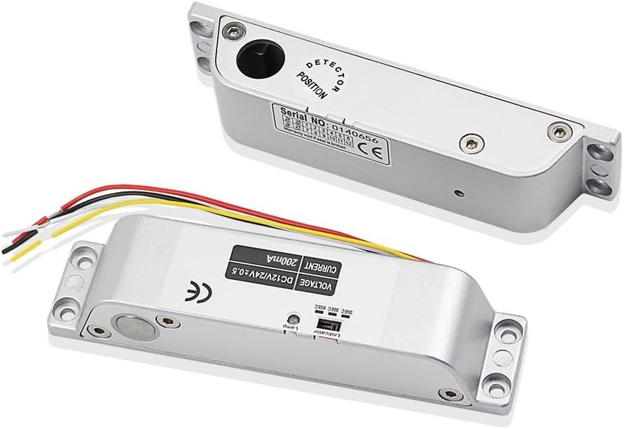 Electronic Drop Bolt Lock with Time Delay - Reliable DC 12V Fail Safe Security