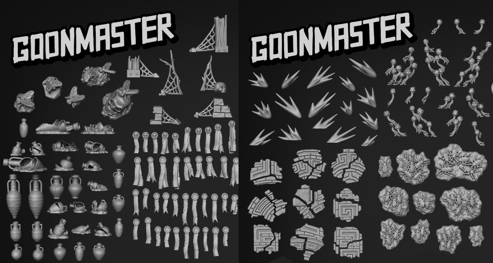 Basing Bits Bundle 164 - 174 Legion Terrain Scenery Tabletop Miniatures 28mm