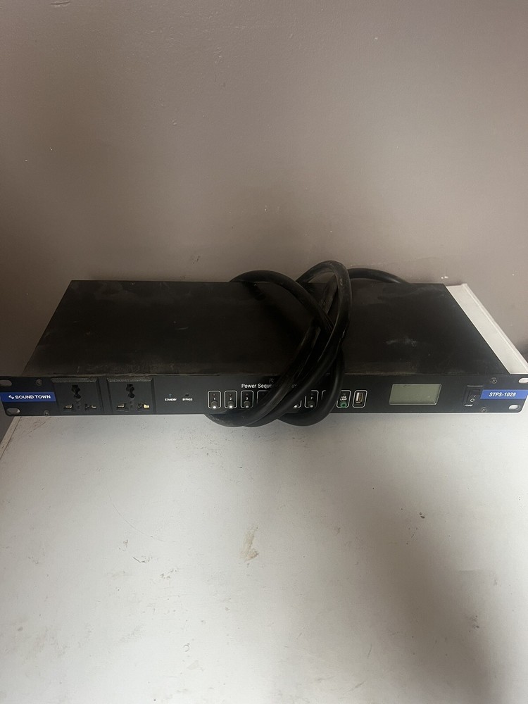 Sound Town Rack-Mountable AC Power Conditioner/Sequencer
