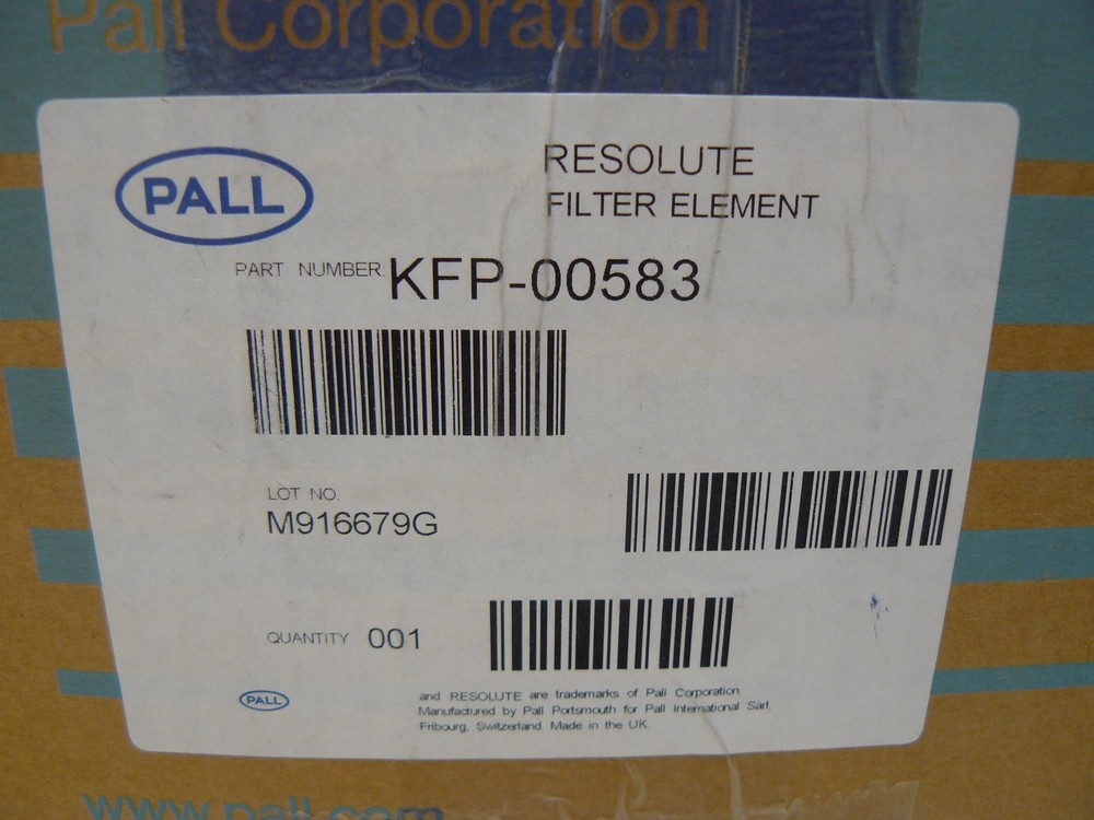 NEW PALL KFP-00583 RESOLUTE FILTER ELEMENT 10 MICRON