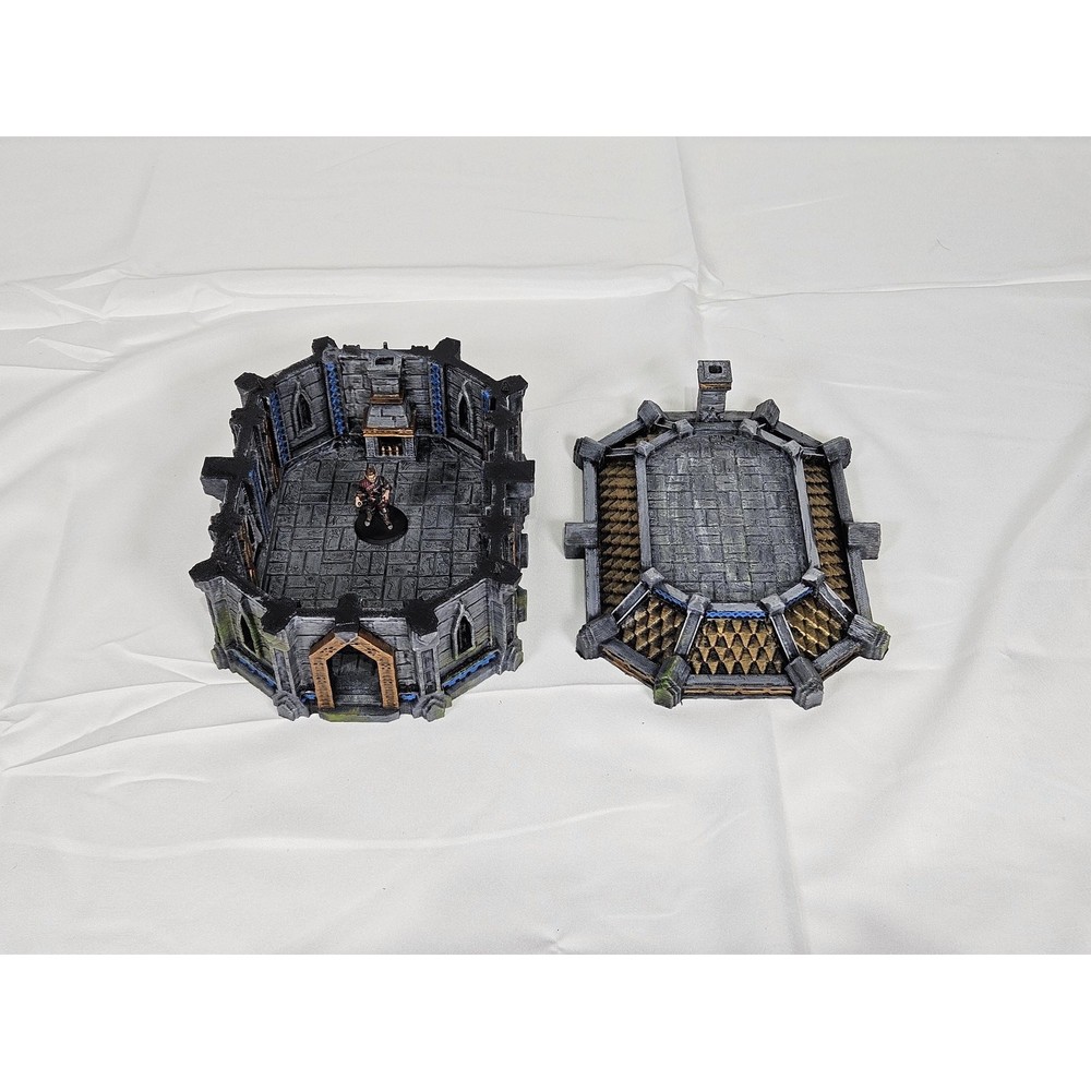 Modular Dwarven Houses Tabletop Terrain 28mm