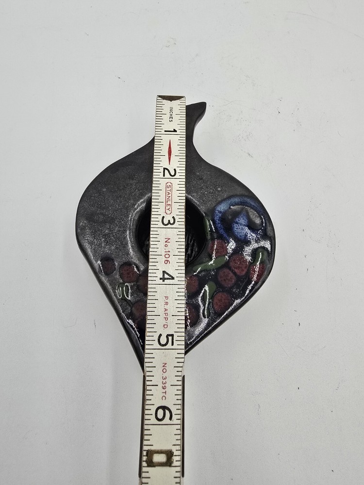 Studio Pottery Flower Frog Vase