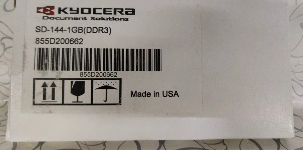 Kyocera Document Solution SD-144-1GB(DDR3)855D200662 Printer Memory Ram Upgrade