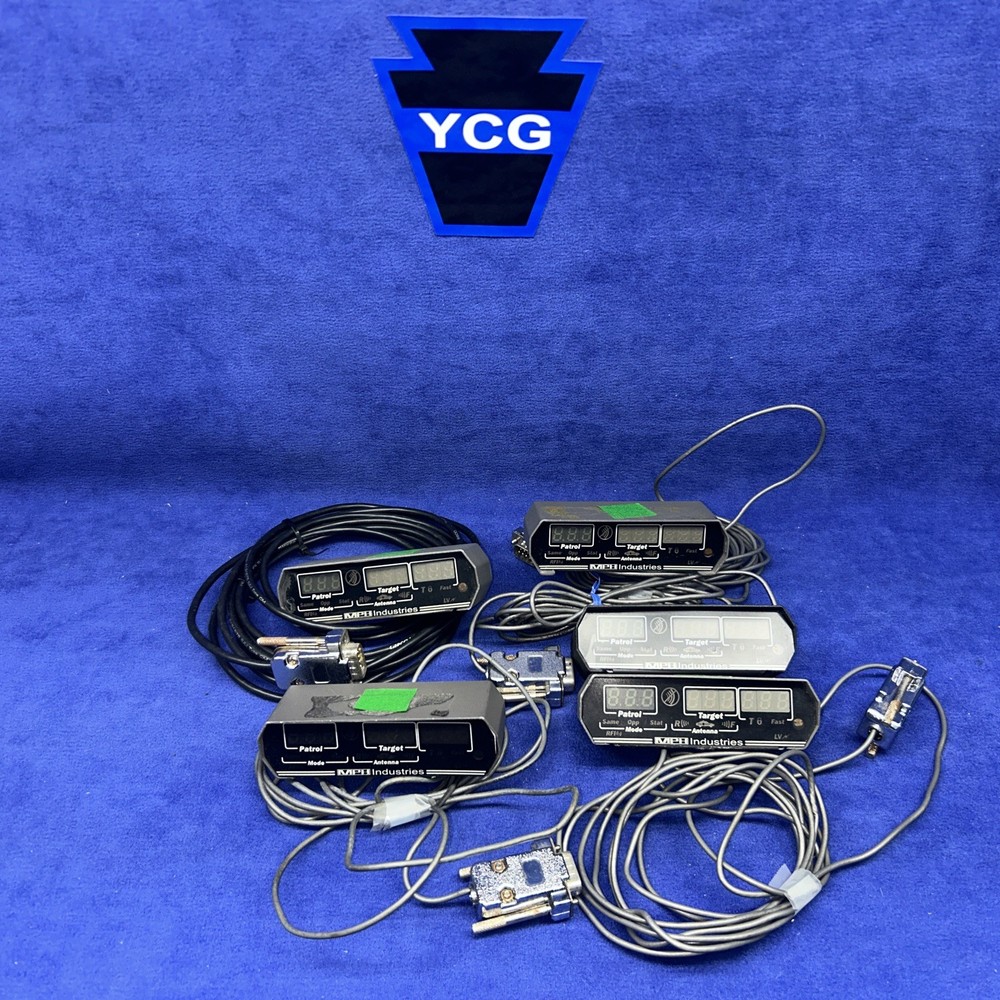 MPH Industries Python 2 Or 3 Remote Display Unit For Radar System Lot Of 5