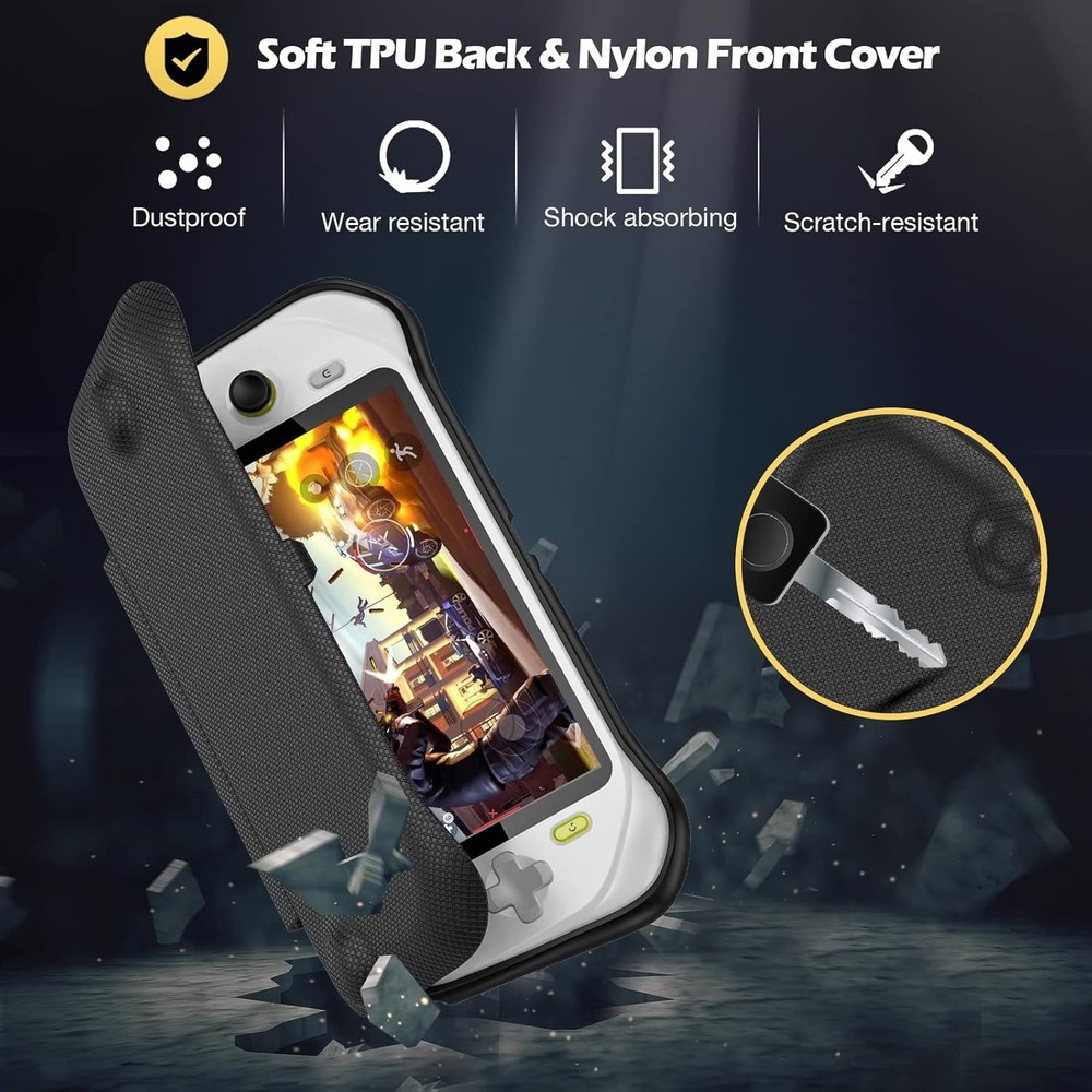 Flip Case for Logitech G Cloud Handheld with Front Cover, Upgraded Protective Ca