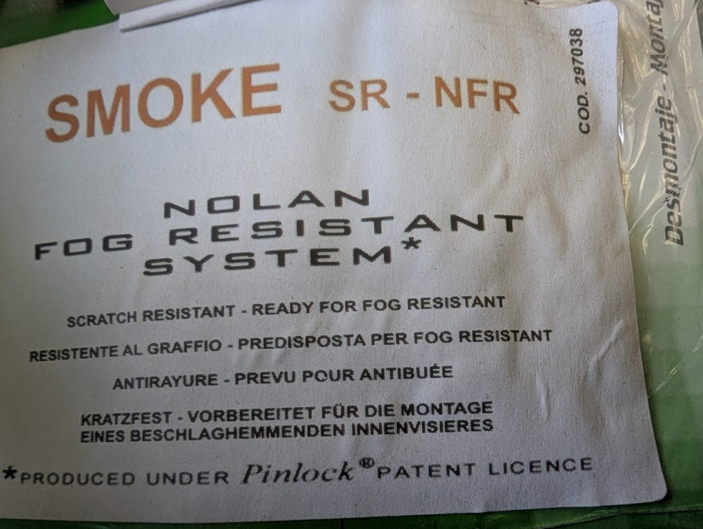 X-Lite 801 Visor NOS #WG11