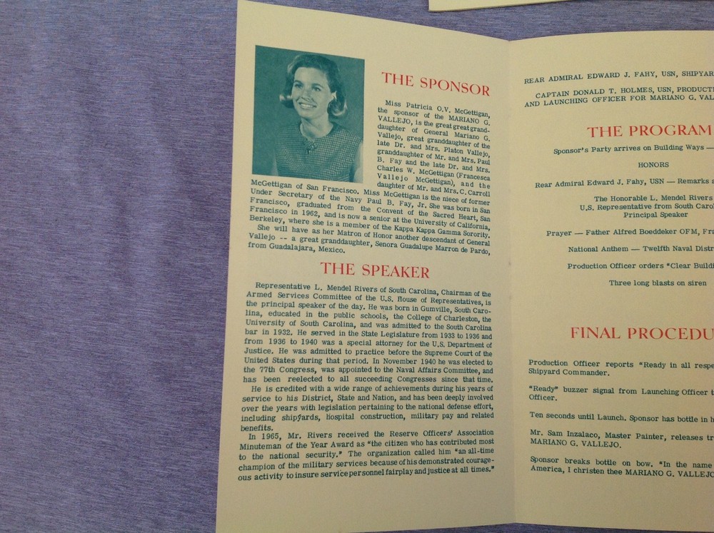 3 1965 Mare Island Navy Yard Programs