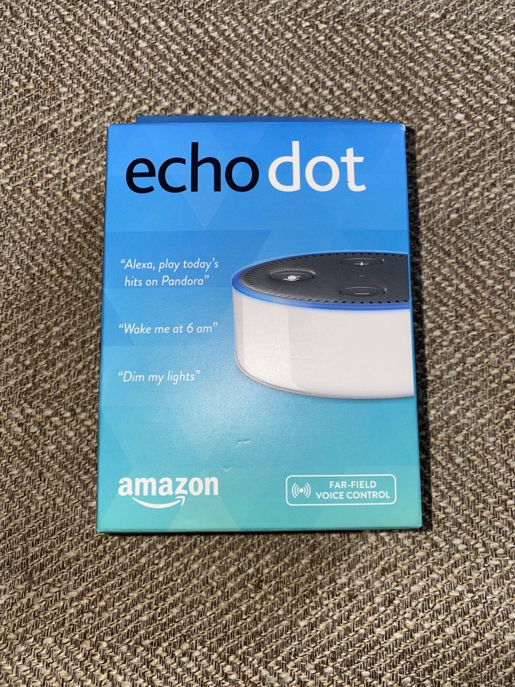 Amazon Echo Dot (2nd Generation) Smart Assistant - White New In Sealed Box!