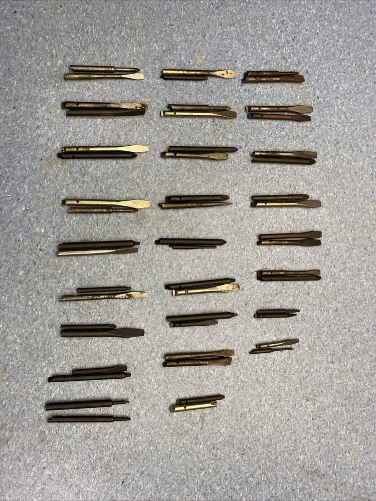 large lot 50 PUSH Screw Tips BITS VESSEL / YANKEE STANLEY tools