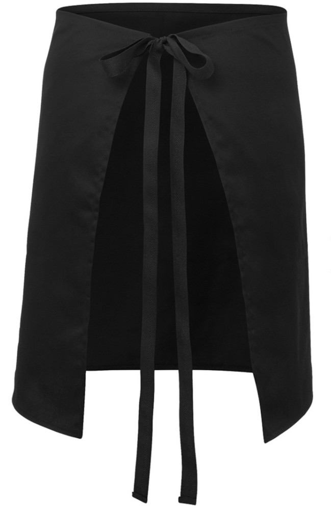 Half Apron With Pocket 82cmx72cm (Black)