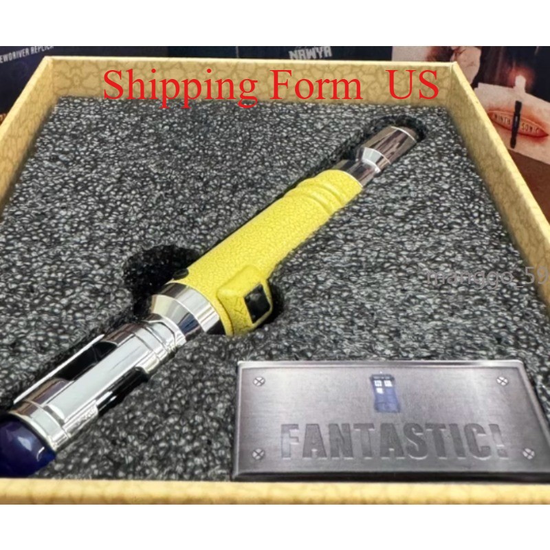 Doctor Who Master 9th Sonic Screwdriver Scalable LED Replica Cosplay Prop Gifts