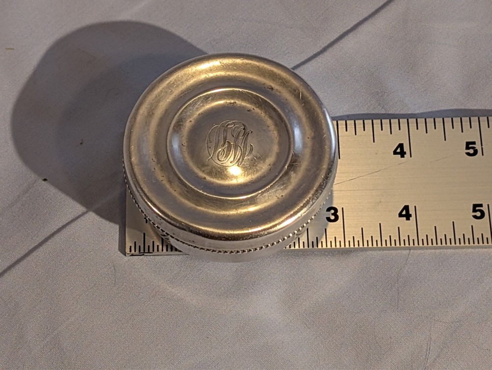 Gorham Sterling Silver box, monogrammed