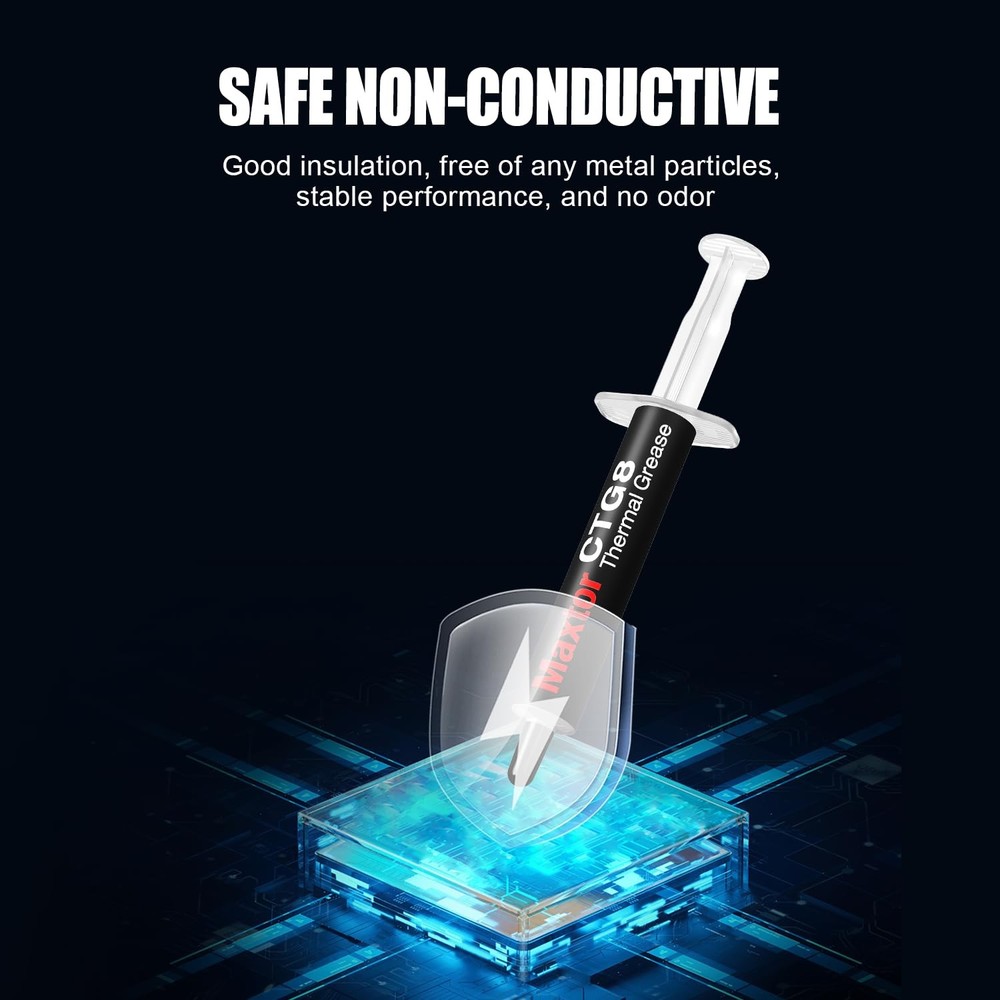 CTG8 4 Grams Thermal Compound Paste Heat Sink for IC/Processor/CPU/GPU/All Co...