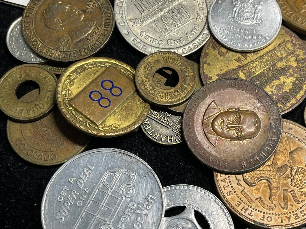 Assorted World Foreign Token Medal Lot