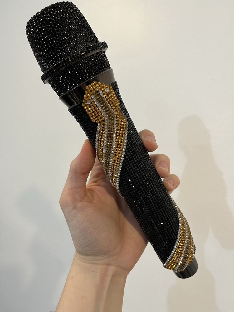 Rhinestone Snake Wireless Karaoke Microphone + Receiver System - Rechargeable