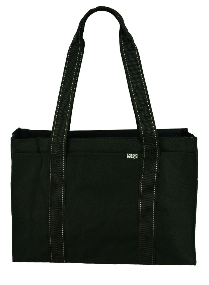 Ensign Peak Poly Zipper Shoulder Tote Bag
