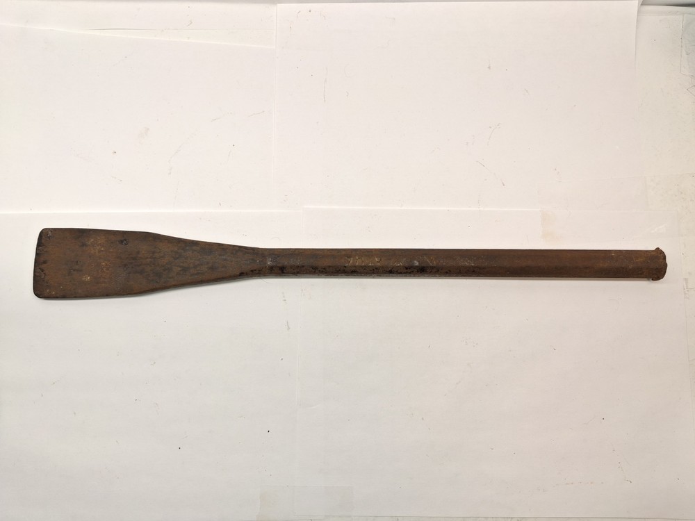 Antique Stanley Atha Timber Framing Chisel 17.5x2 Inch Woodworking Tool