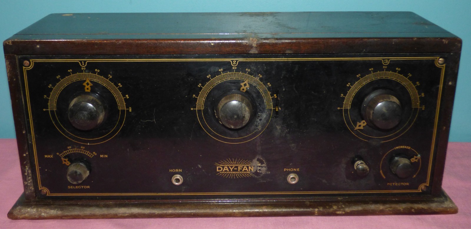 Day-Fan OEM-7 Tube Radio Dayton Fan Motor Company Vintage 1920s